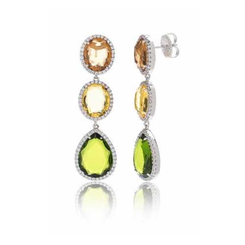 PENDIENTES "COCKTAIL VERDES"